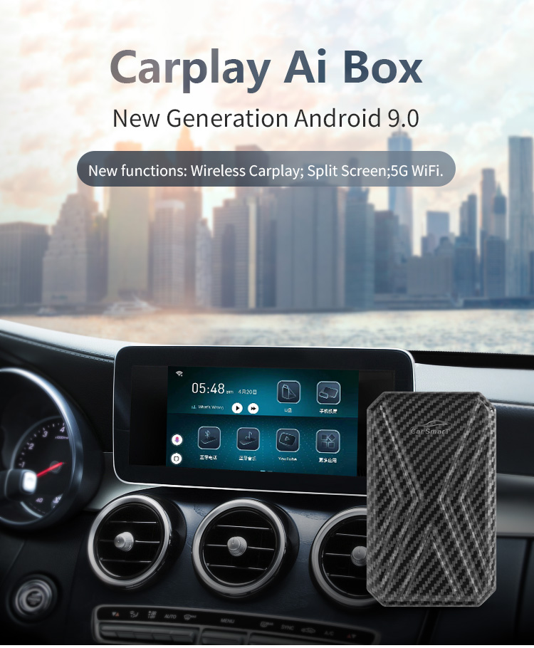 Wireless CarPlay AI Box for Factory Screen Improvement