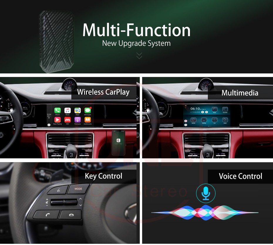 Wireless CarPlay Box Ai Box for Factory Screen Android Improvement H6