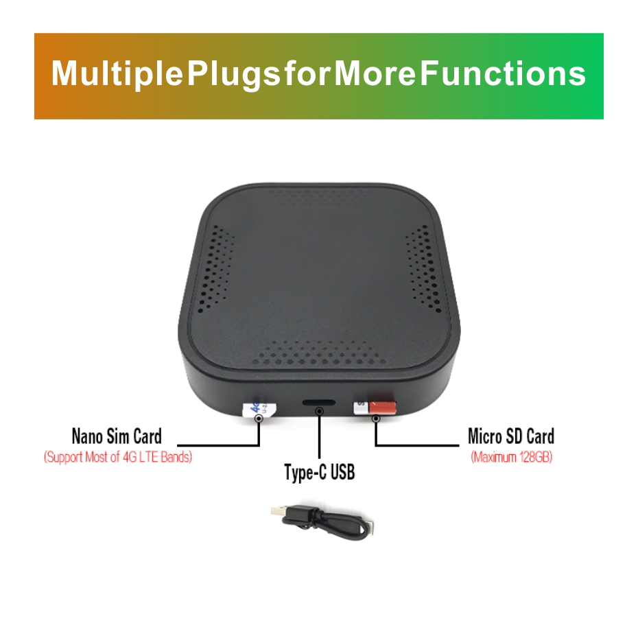 Qualcomm Octa-core CarPlay Box Ai Box for Original Screen with Wireless CarPlay and Android Auto 4G