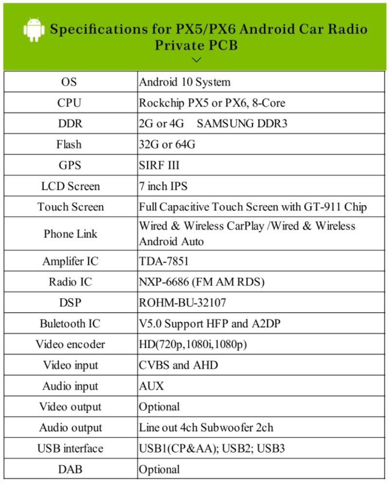 New 7-inch Android Car Radio with CarPlay and Android Auto Manufacturer