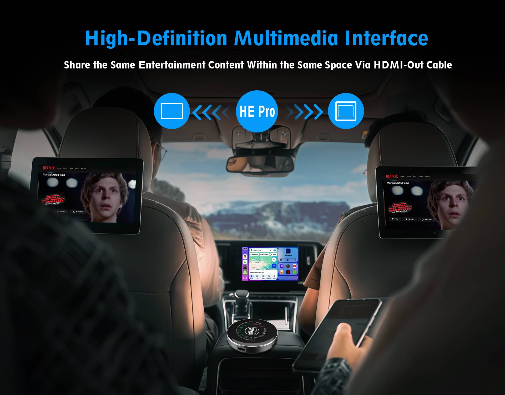 Qualcomm 6225 8G 128G 4G SIM Card Wireless CarPlay AI Box with OTA Update Video Out Android Auto Adapter for YouTube