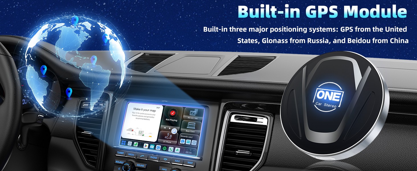 Qualcomm 6225 AI Box CarPlay 8G 128G Built in Nano 4G SIM OTA Update Android CarPlay Box Wireless Adapter for YouTube Netflix