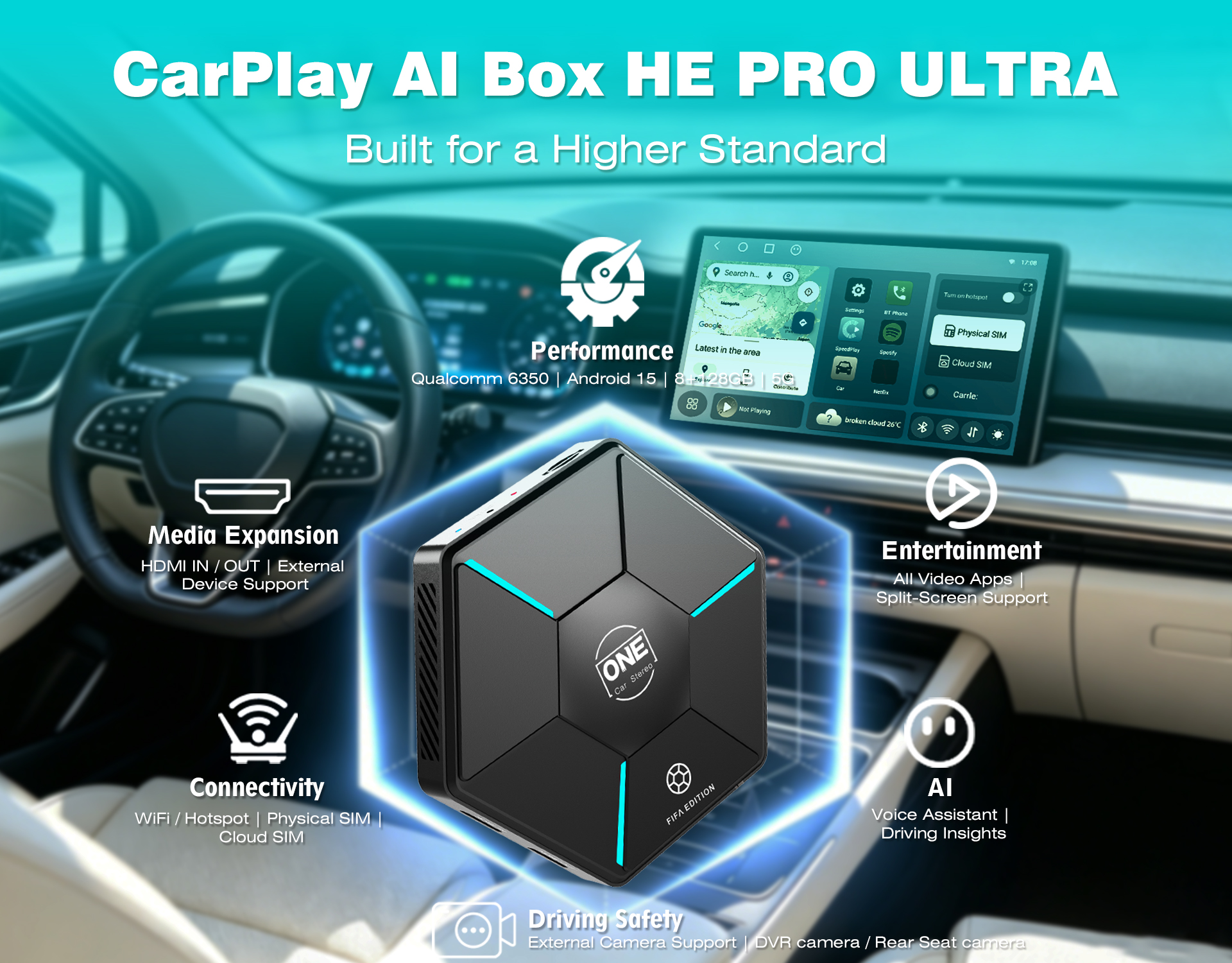 CarPlay AI Box HE PRO ULTRA CarPlay AI Box HE PRO ULTRA