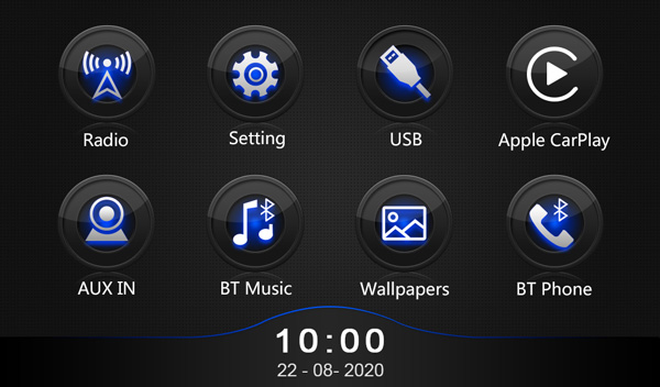 Linux CarPlay  and Android Auto 9" Car Multimedia #1911S
