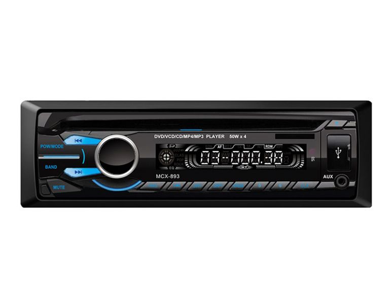 Detachable Panel Single Din DVD Player FM BT