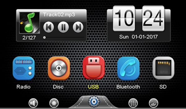 Android and Wince 7-inch HD Touchscreen In-dash Car DVD Player