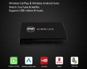 Wireless CarPlay AI Box Lite with CarPlay and Android Auto Adaptor Support YouTube and Netflix