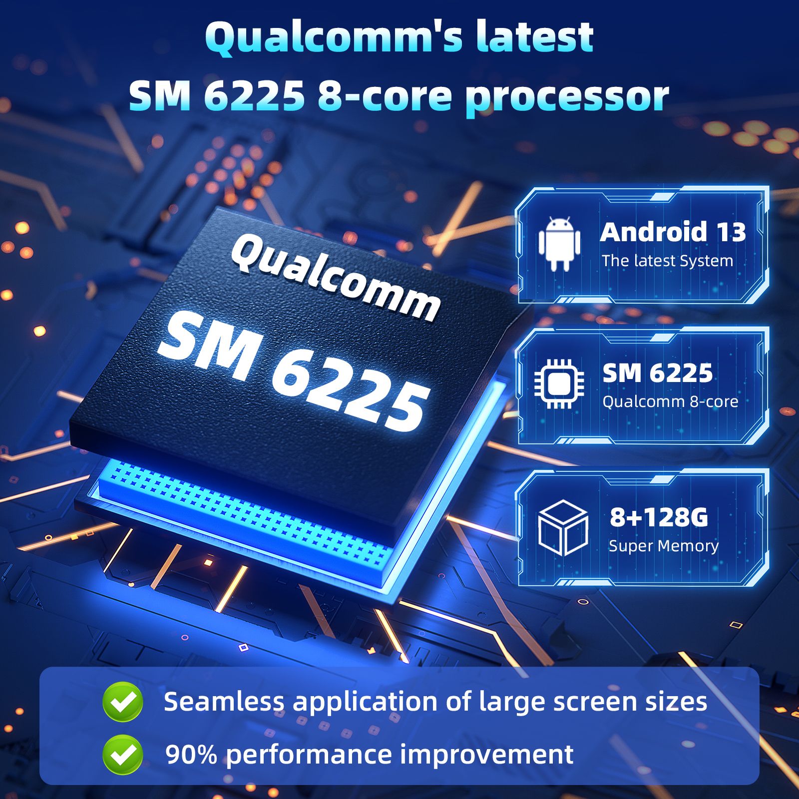 Qualcomm 6225 AI Box CarPlay 8G+128G Built in Nano 4G SIM OTA Update Android CarPlay Box Wireless Adapter for YouTube Netflix