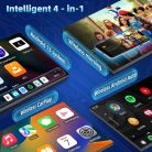 Qualcomm 6225 AI Box CarPlay 8G+128G Built in Nano 4G SIM OTA Update Android CarPlay Box Wireless Adapter for YouTube Netflix
