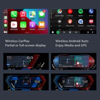 BMW 5 Series GT-F07/F10/F11/F18 6 Series F06/F12/F13 7 Series F01/F02/F03 Digital Dashboard Wireless CarPlay Virtual Tacho Cockpit LCD Cluster Upgrade
