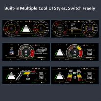 VW Digital Dashboard Wireless CarPlay Virtual Tacho Cockpit LCD Cluster Upgrade for Tiguan 2009-2017