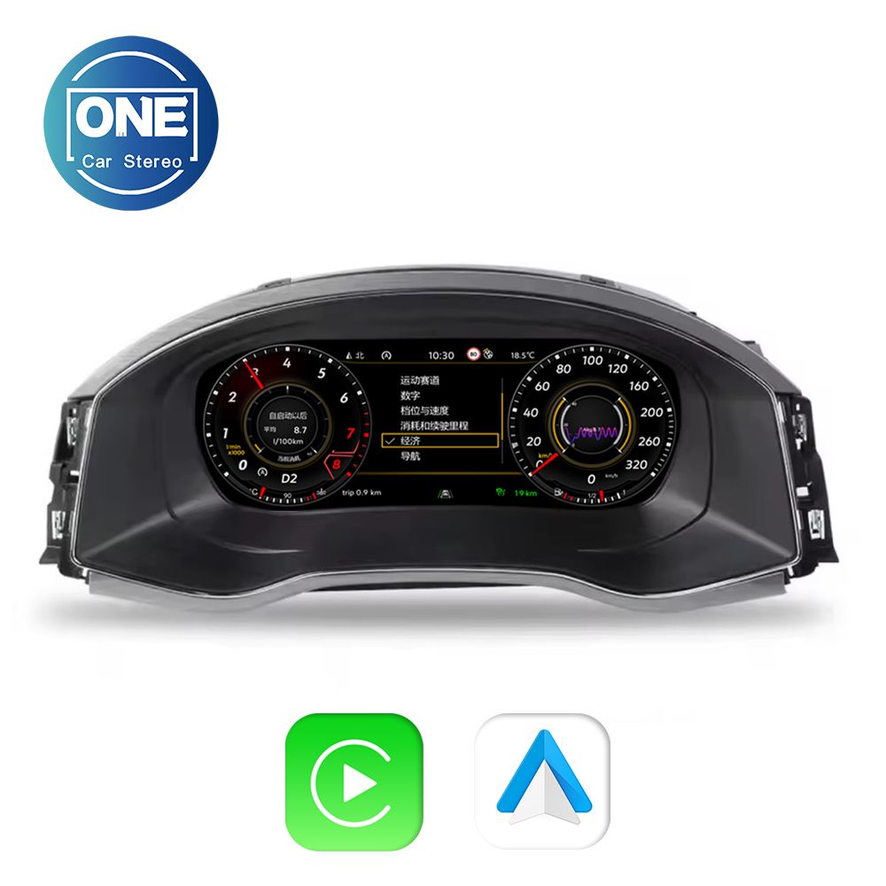 VW Passat 2011-2015/2018-2022 Digital Dashboard Wireless CarPlay Virtual Tacho Cockpit LCD Cluster Upgrade
