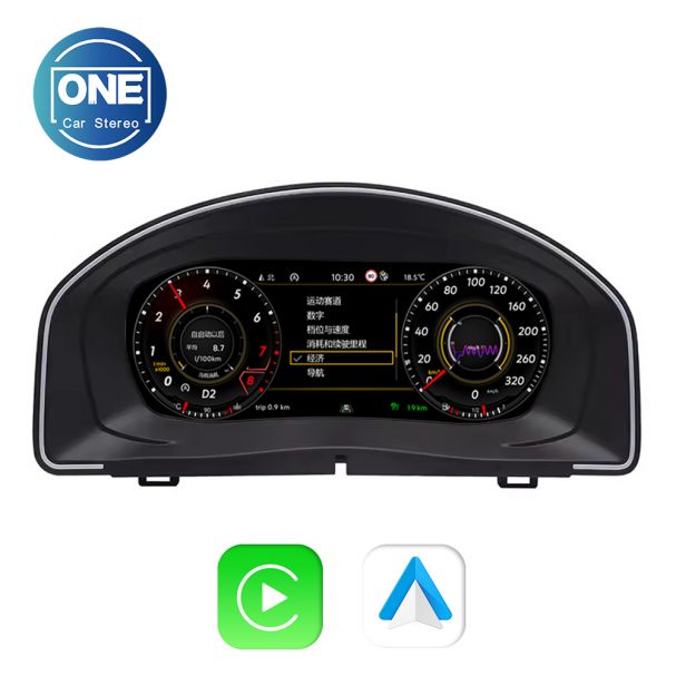VW Jetta 2006-2011 Digital Dashboard Wireless CarPlay Virtual Tacho Cockpit LCD Cluster Upgrade