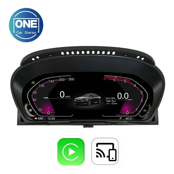 BMW X6-E71 2006-2013 Digital Dashboard Wireless CarPlay Virtual Tacho Cockpit LCD Cluster Upgrade