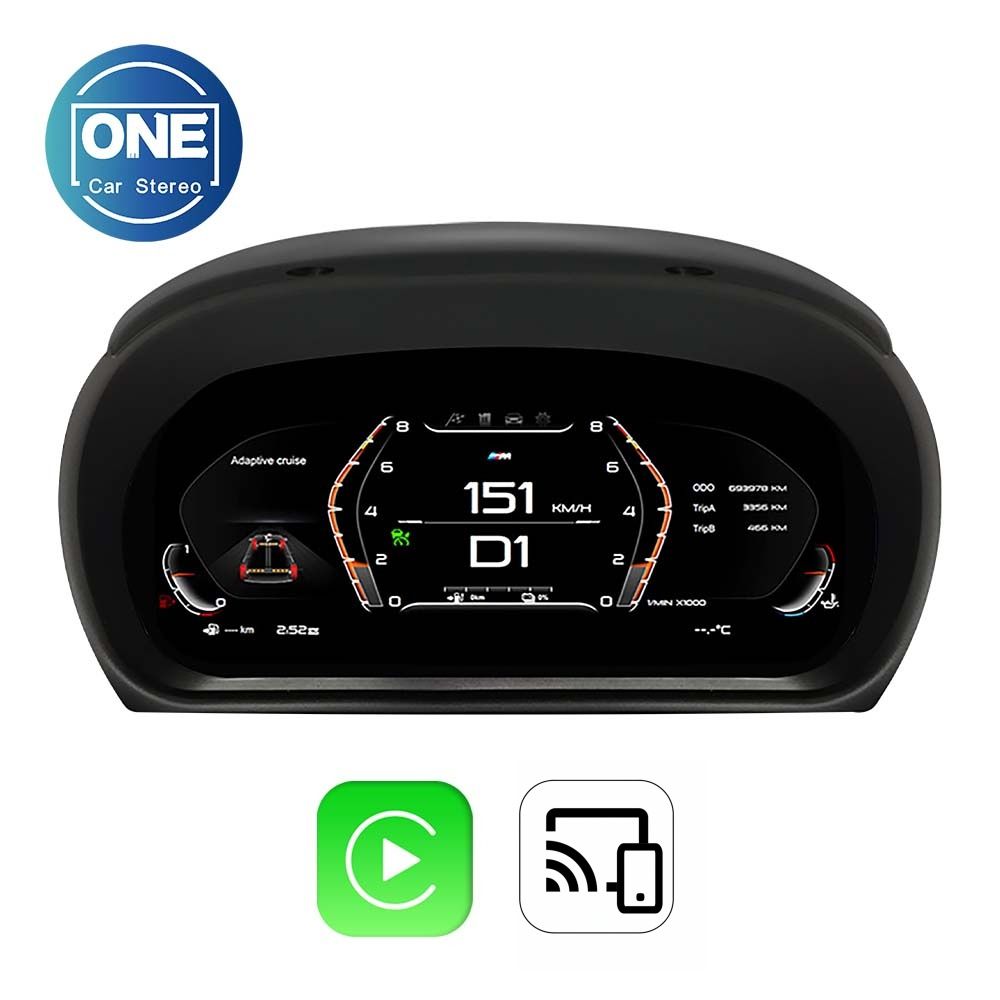 BMW E90/E91/E92 2005-2012 Digital Dashboard Wireless CarPlay Virtual Tacho Cockpit LCD Cluster Upgrade