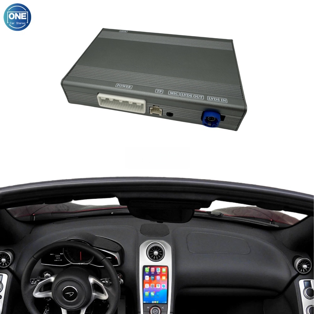 McLaren Wireless CarPlay Interface Android Auto Module with Bluetooth Camera-Input Phone Mirroring