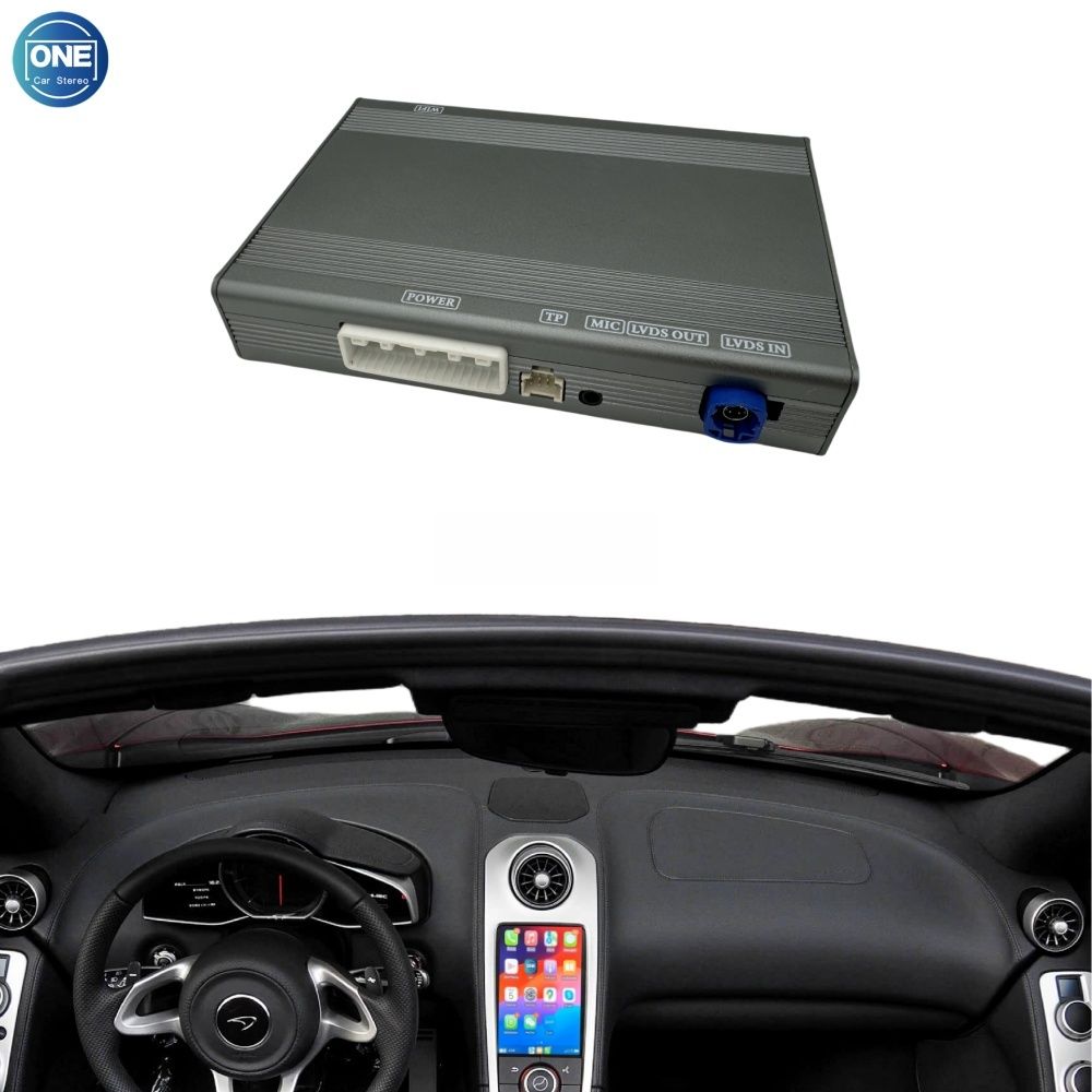 McLaren Wireless CarPlay Interface Android Auto Module with Bluetooth Camera-Input Phone Mirroring