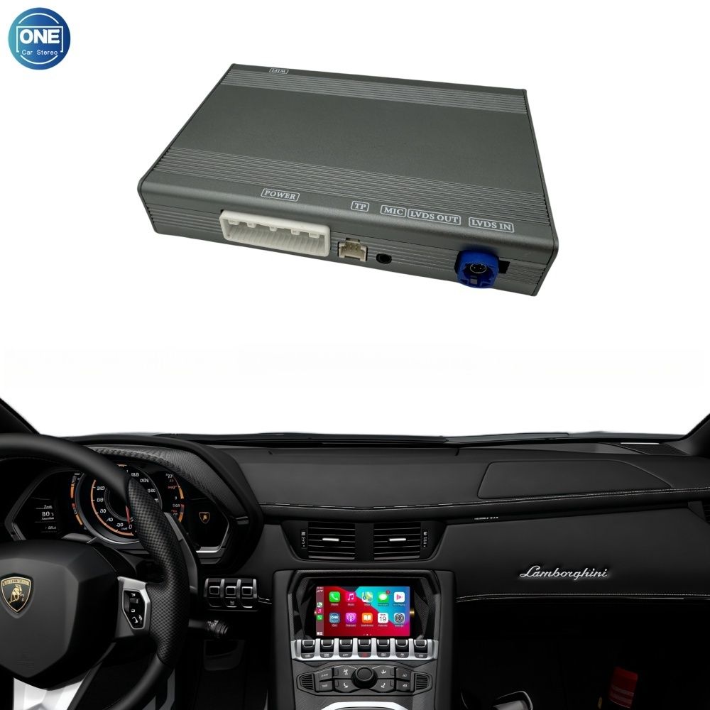 Lamborghini MMI Wireless CarPlay Interface Android Auto Module with Bluetooth Camera-Input Phone Mirroring