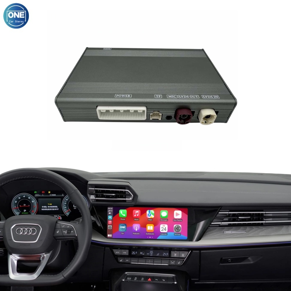 Audi 3G RMC System Wireless CarPlay Interface Android Auto Module with Bluetooth Camera-Input Phone Mirroring