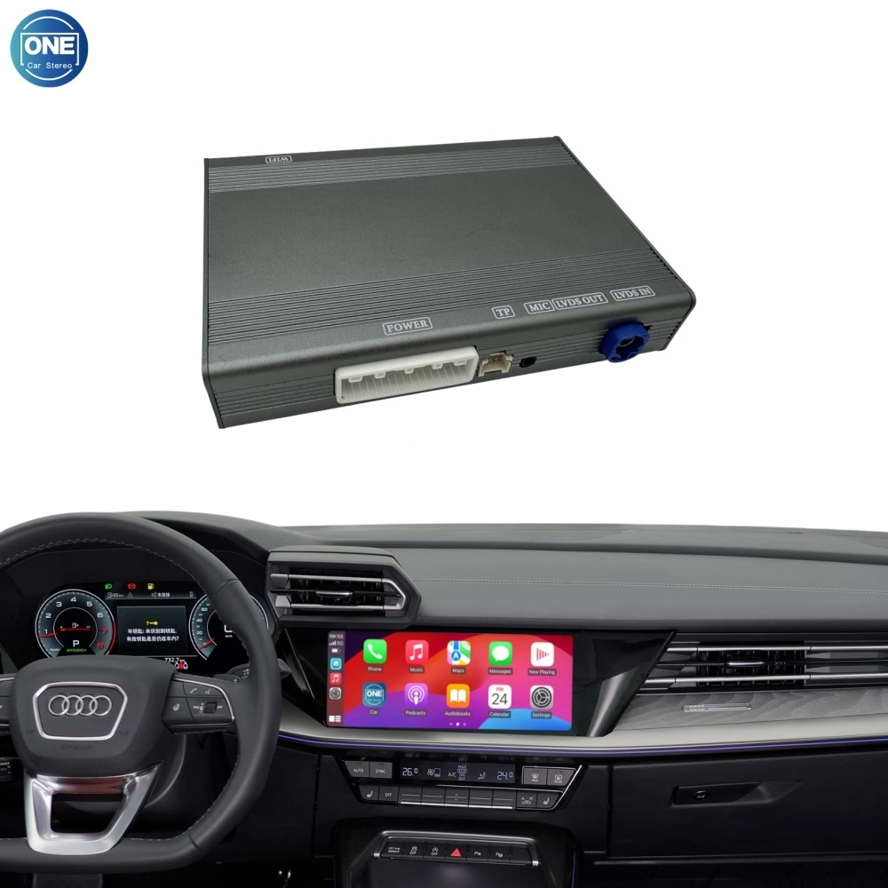 Audi MIB System Wireless CarPlay Interface Android Auto Module with Bluetooth Camera-Input Phone Mirroring