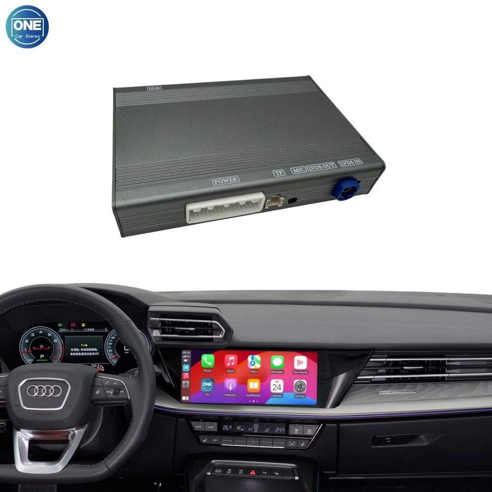 Audi MIB System Wireless CarPlay Interface Android Auto Module with Bluetooth Camera-Input Phone Mirroring
