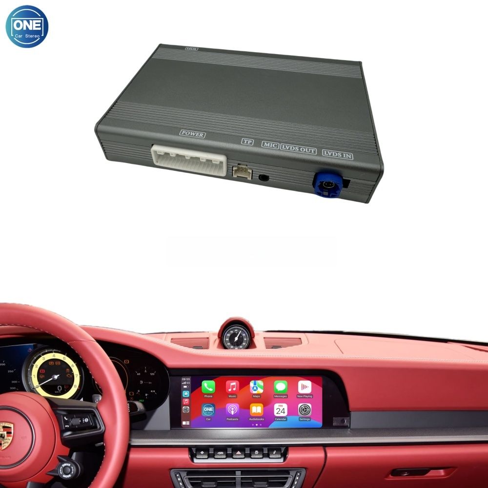 Porsche CDR 3.1 System Wireless CarPlay Interface Android Auto Module with Bluetooth Camera-Input Phone Mirroring