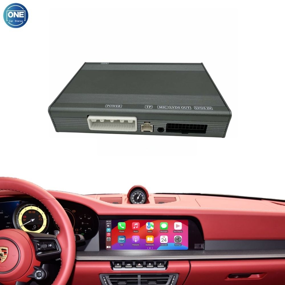 Porsche PCM 3.0 System Wireless CarPlay Interface Android Auto Module with Bluetooth Camera-Input Phone Mirroring