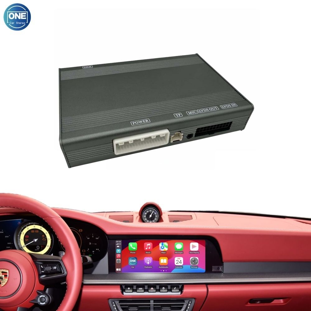 Porsche PCM 4.0 System Wireless CarPlay Interface Android Auto Module with Bluetooth Camera-Input Phone Mirroring