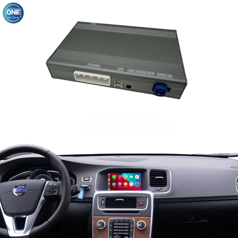 Volvo (internet) Wireless CarPlay Interface Android Auto Module with Bluetooth Camera-Input Phone Mirroring