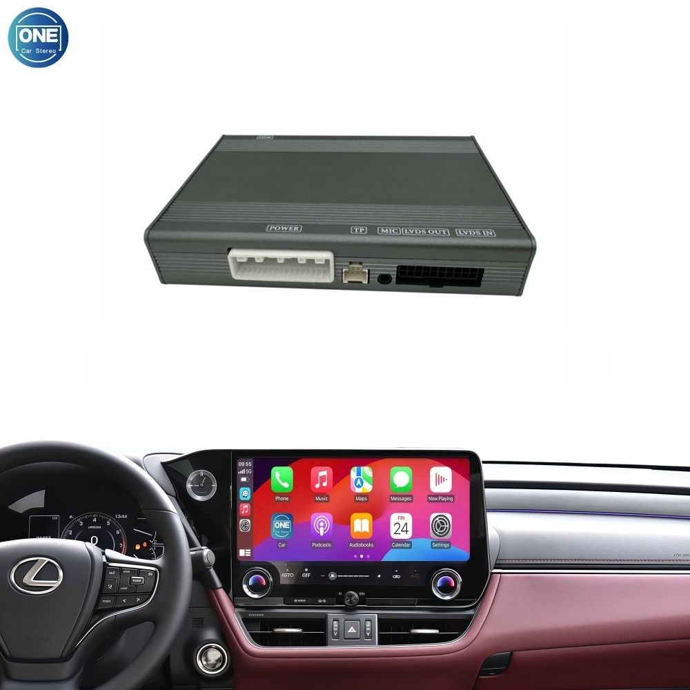 Lexus Joystick Wireless CarPlay Interface Android Auto Module with Bluetooth Camera-Input Phone Mirroring