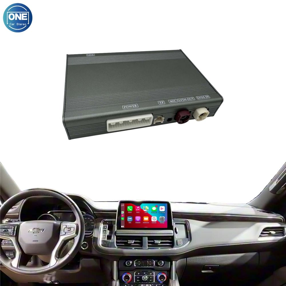 General Motors Chevrolet Wireless CarPlay Interface Android Auto Module with Bluetooth Camera-Input Phone Mirroring