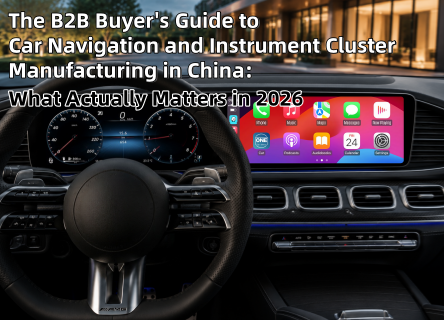 The B2B Buyer's Guide to Car Navigation and Instrument Cluster Manufacturing in China: What Actually Matters in 2026